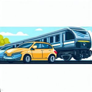 乗り物イﾗｽﾄ　車　電車　バナー用